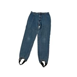 Vintage Jordache 80s stirrup highrise jeans size 11/12
